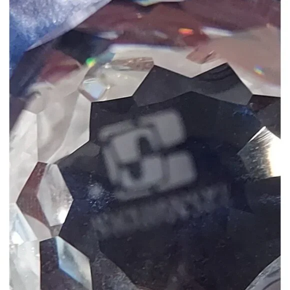 Swarovski Crystal Owls Retired Woodland Large 2" Small 1.5" Jewel Eyes Set Of 2 - Picture 8 of 15